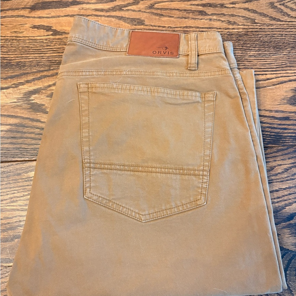 Orvis Khaki Casual Trousers